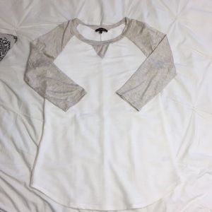 Baseball tee style shirt